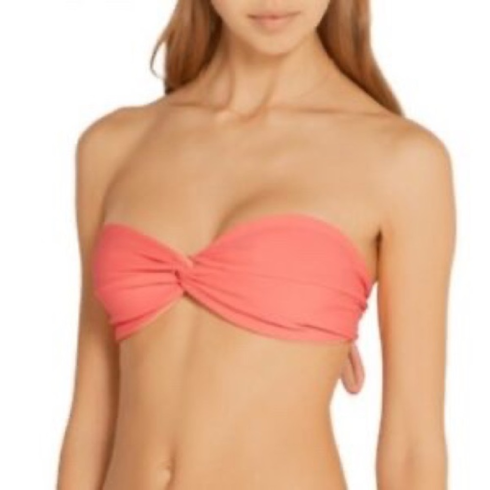Grace twist bandeau bikini top